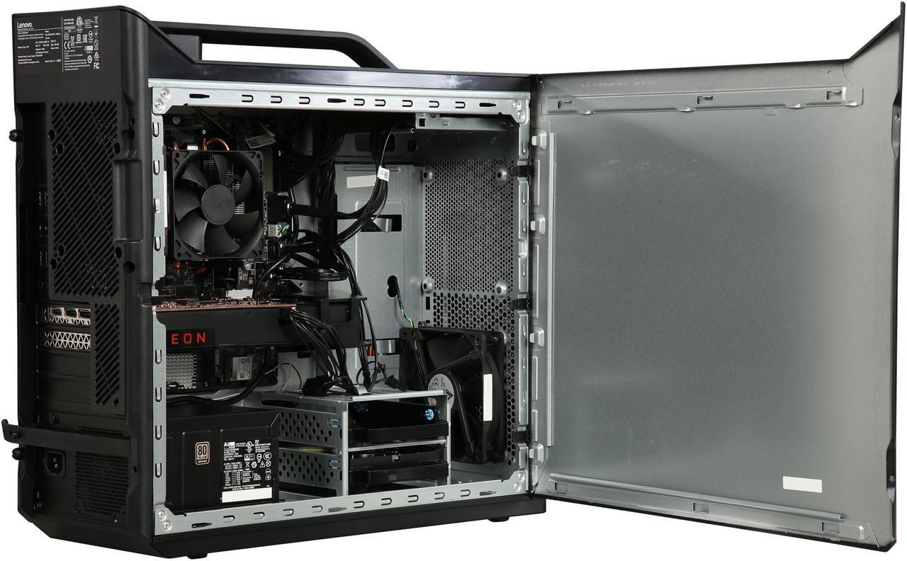 Alt view image 6 of 10 - Lenovo Gaming Desktop Legion T530-28APR 90JY0016US AMD Ryzen 5 2400G 8GB DDR4 1TB HDD AMD Radeon RX 570 Windows 10 Home 64-Bit