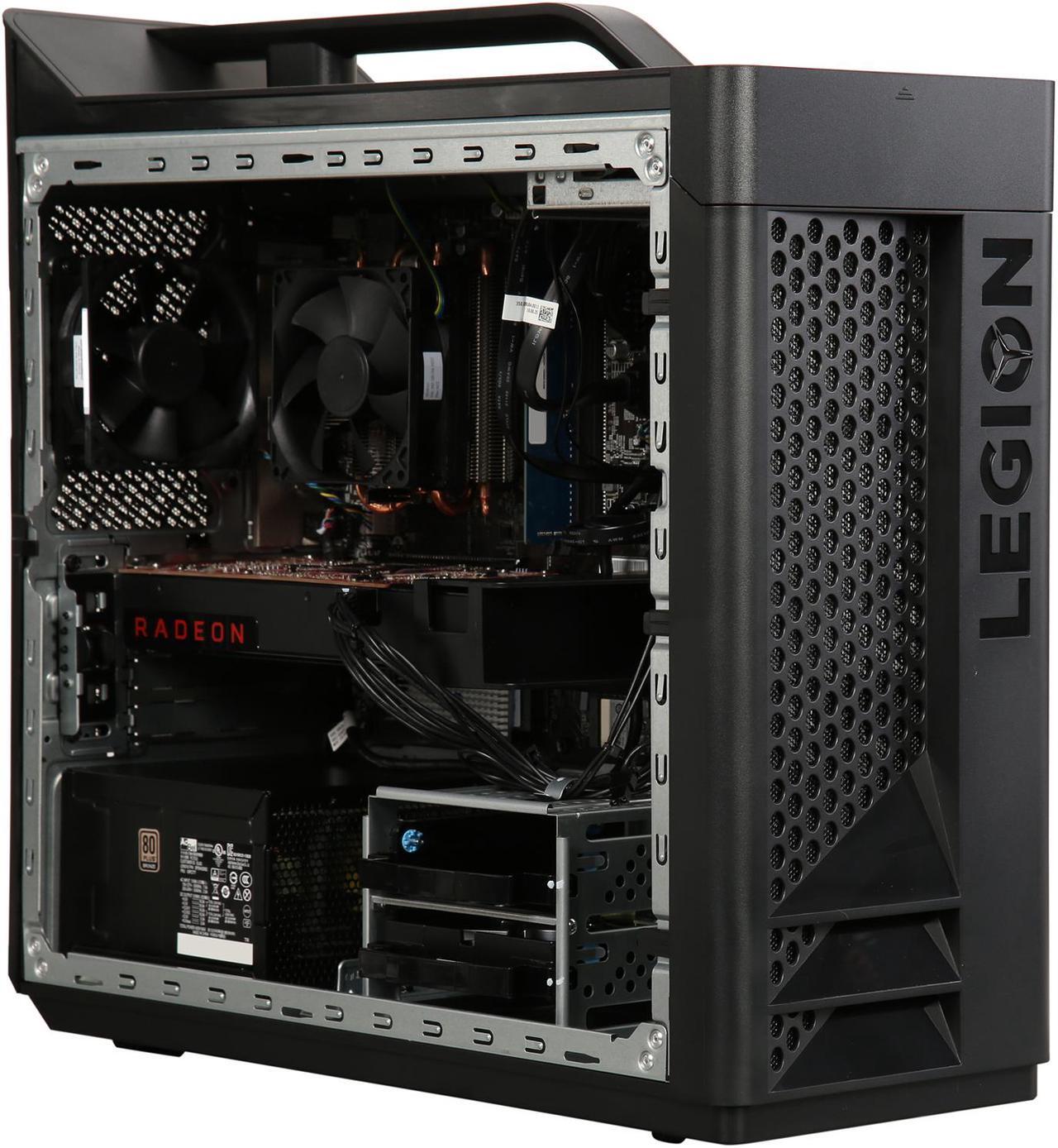 Alt view image 8 of 10 - Lenovo Gaming Desktop Legion T530-28APR 90JY0016US AMD Ryzen 5 2400G 8GB DDR4 1TB HDD AMD Radeon RX 570 Windows 10 Home 64-Bit
