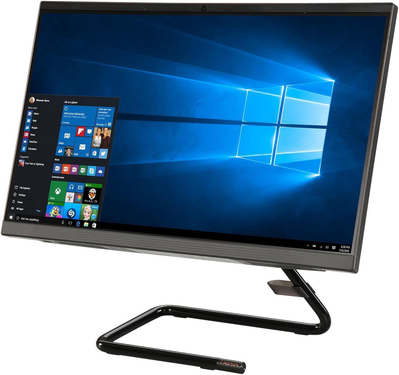 Lenovo All-in-One Computer IdeaCentre AIO A340 F0E6006JUS Intel Core i5-8400T 8GB DDR4 1TB HDD 23.8" Touchscreen Windows 10 Home 64-bit