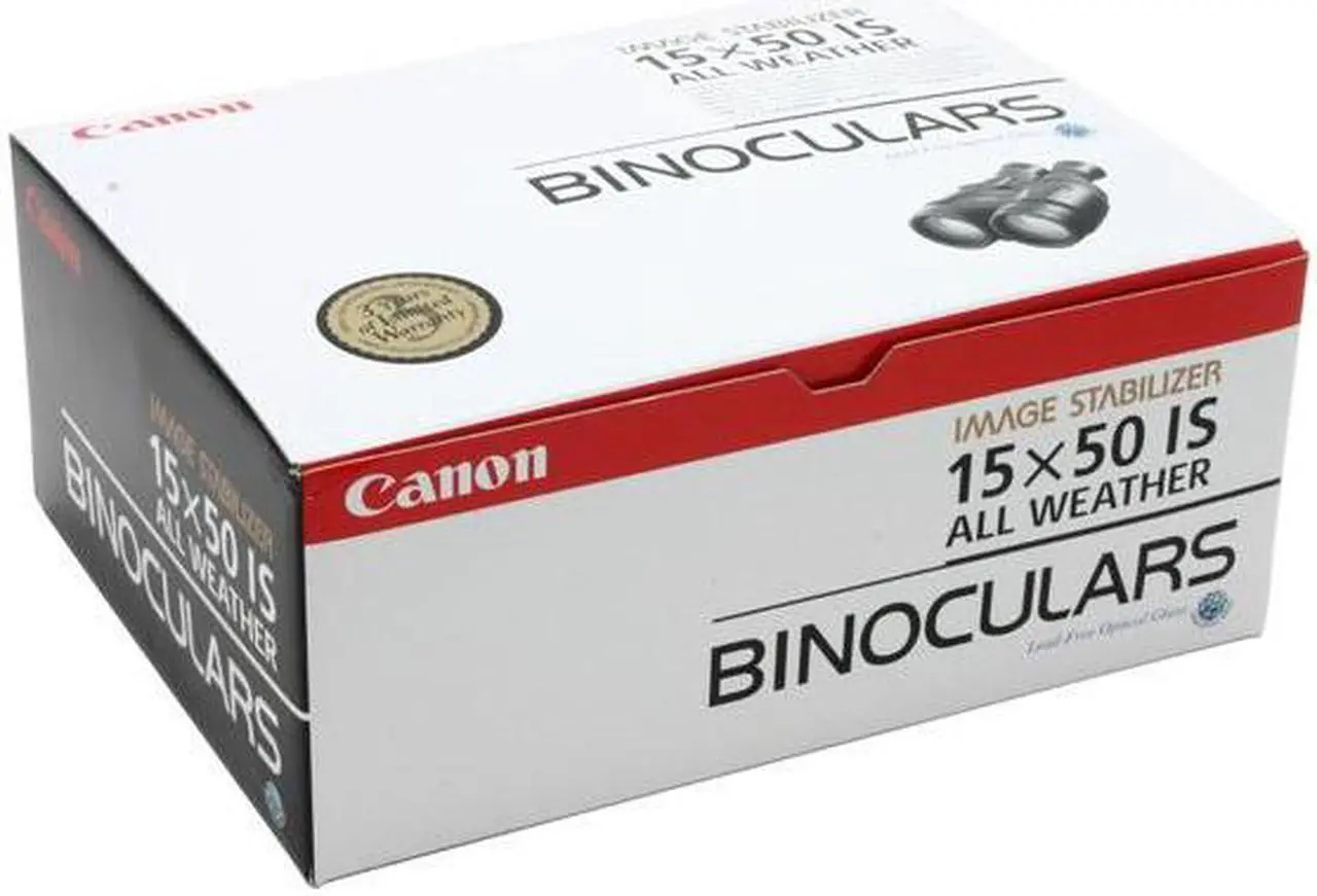 Alt view image 9 of 9 - Canon 15 x 50 IS All Weather Binoculars