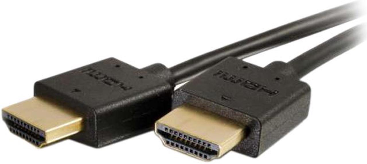 C2G 41364 4K UHD Ultra Flexible High Speed HDMI Cable (60Hz) with Low Profile Connectors, Black (6 Feet, 1.82 Meters)