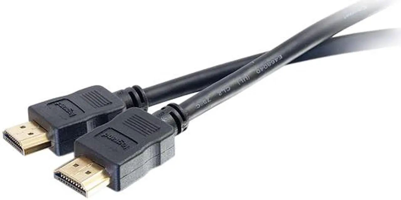 Alt view image 2 of 3 - C2G 50185 Premium 4K High Speed HDMI Cable with Ethernet, 4K 60Hz, Black (12 Feet, 3.65 Meters)