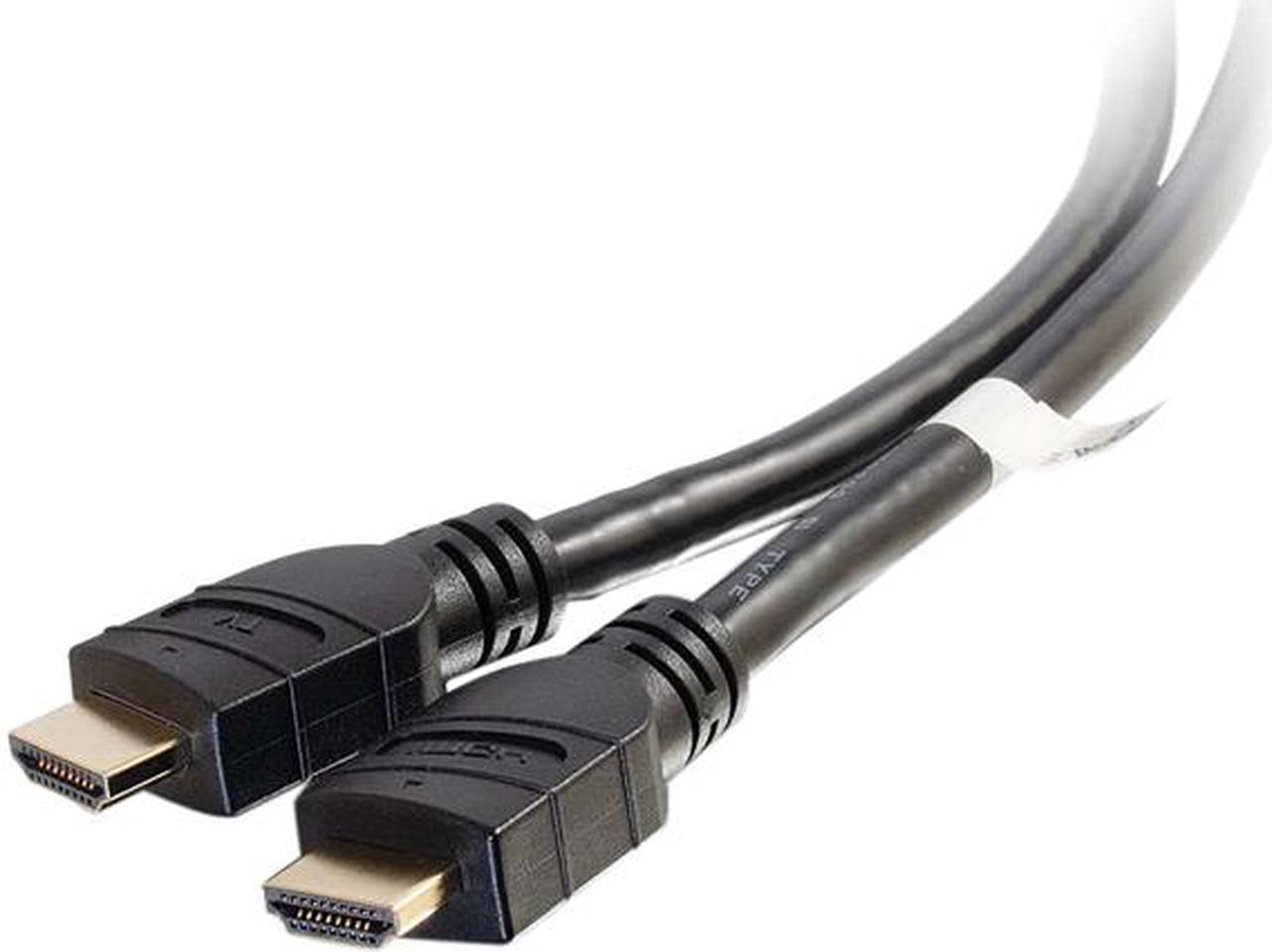 C2G 41415 4K Active High Speed HDMI Cable, 4K 60Hz, In-Wall CL3-Rated, Black (50 Feet, 15.24 Meters)