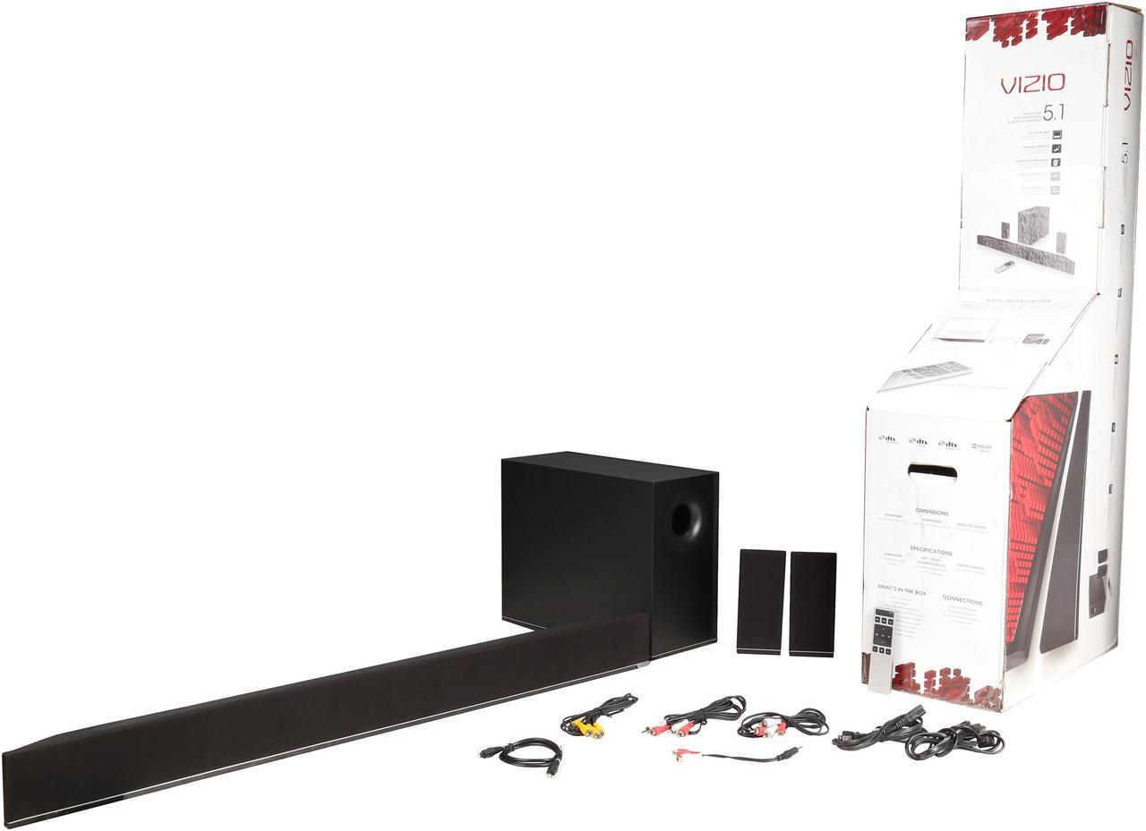 Alt view image 16 of 16 - VIZIO S4251W-B4 5.1 CH 42" 5.1 Home Theater Sound Bar with Subwoofer and Satellite Speakers System