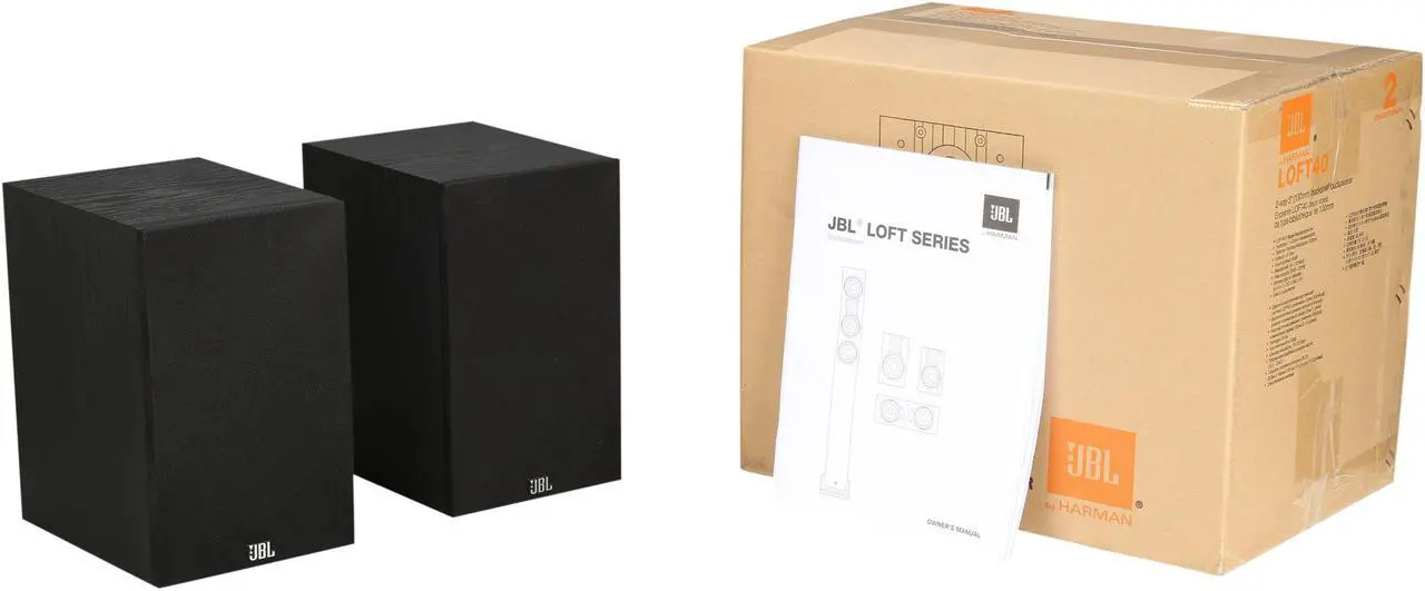 Alt view image 7 of 6 - JBL Loft 40 125-watt, 5-1/4" two-way bookshelf speakers