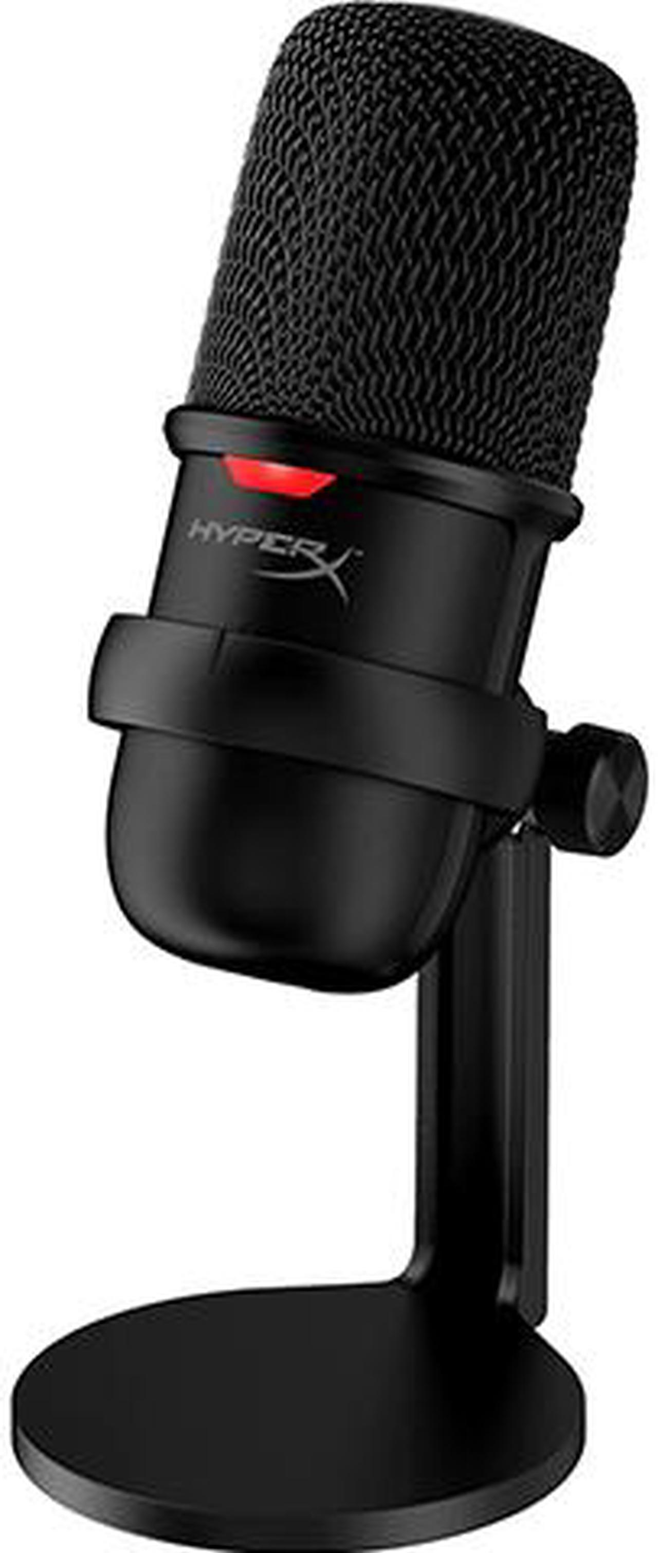 HyperX SoloCast Wired Cardioid USB Condenser Gaming Microphone - Black