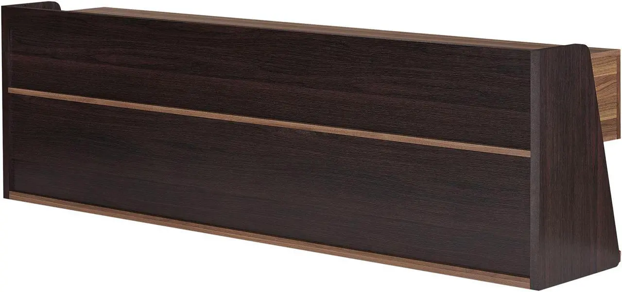 Alt view image 3 of 5 - Furniture of America Light Walnut Taren Multi-Storage TV Cabinet
