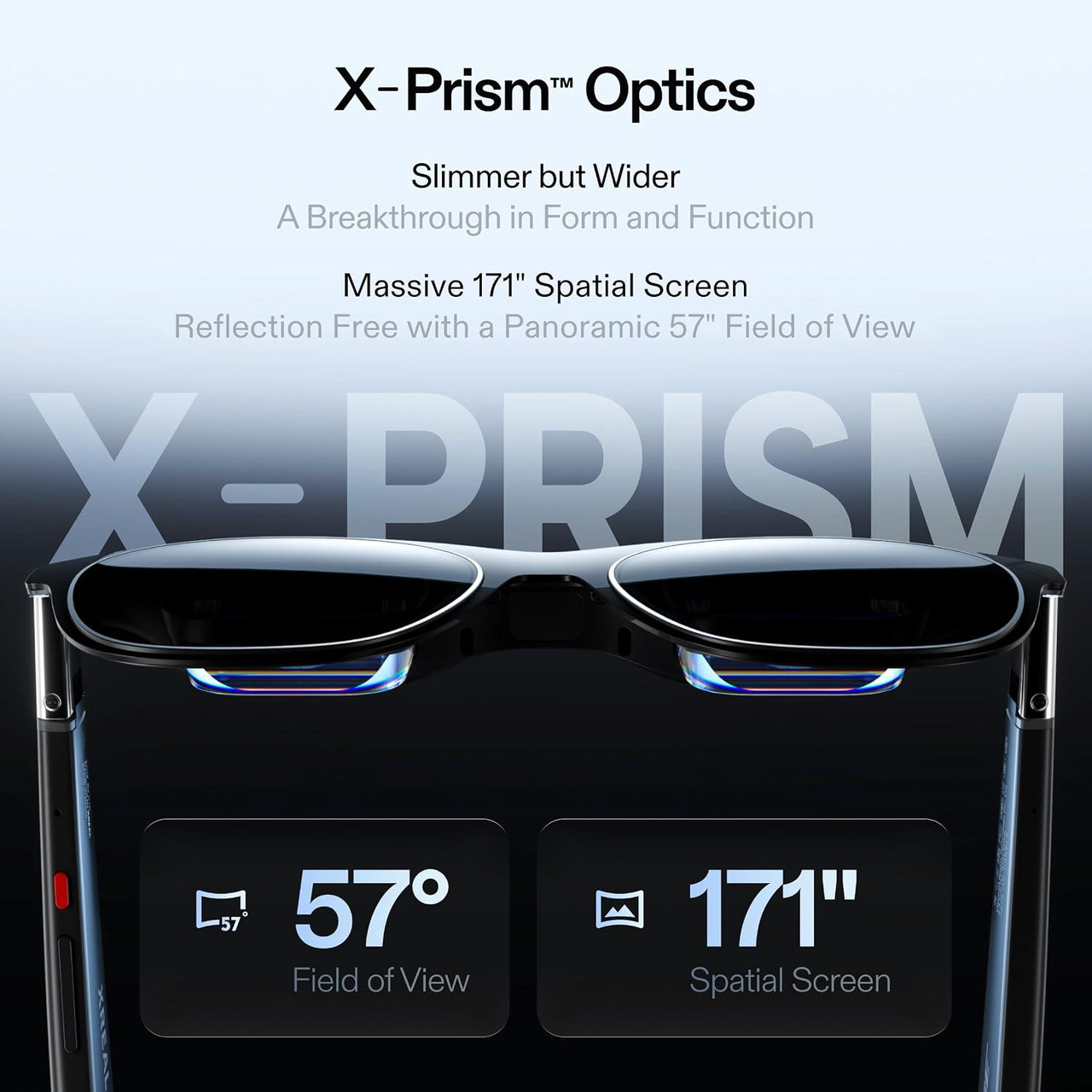 Open Box: XREAL One Pro AR Glasses, 57 Degree FOV X Prism, Sony Micro-OLED 120Hz, X1 Chip, 3ms Latency, Sound by Bose, Size M (IPD 57-66mm) - Newegg.com - Open Box condition - Image 13