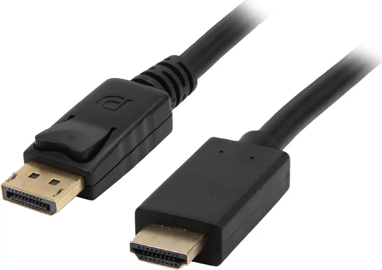 Main image of Kaybles DP-HDMI-3-2P DP to HDMI Cable 3 ft. (2 Pack), Gold Plated DisplayPort to HDMI Cable 1080p Full HD for PCs to HDTV, Monitor, Projector with HDMI Port