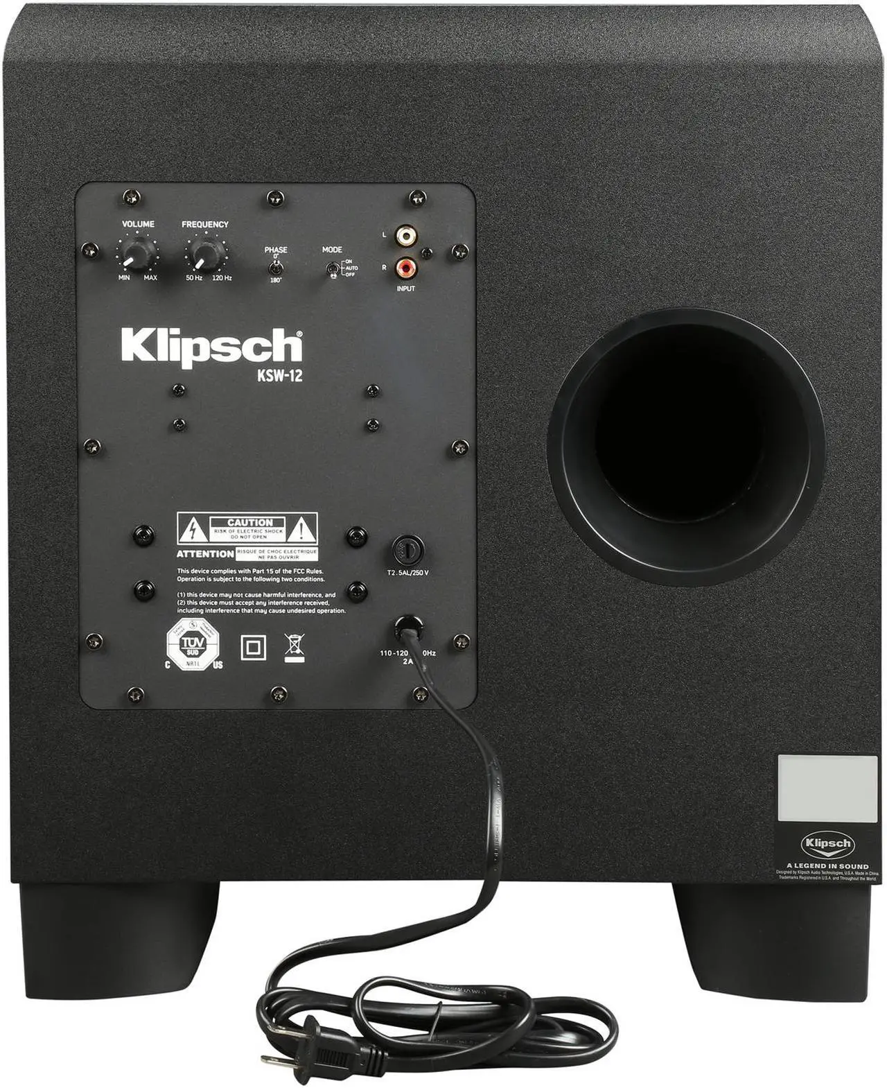 Alt view image 3 of 4 - Klipsch Synergy KSW12 12-Inch Powered Subwoofer
