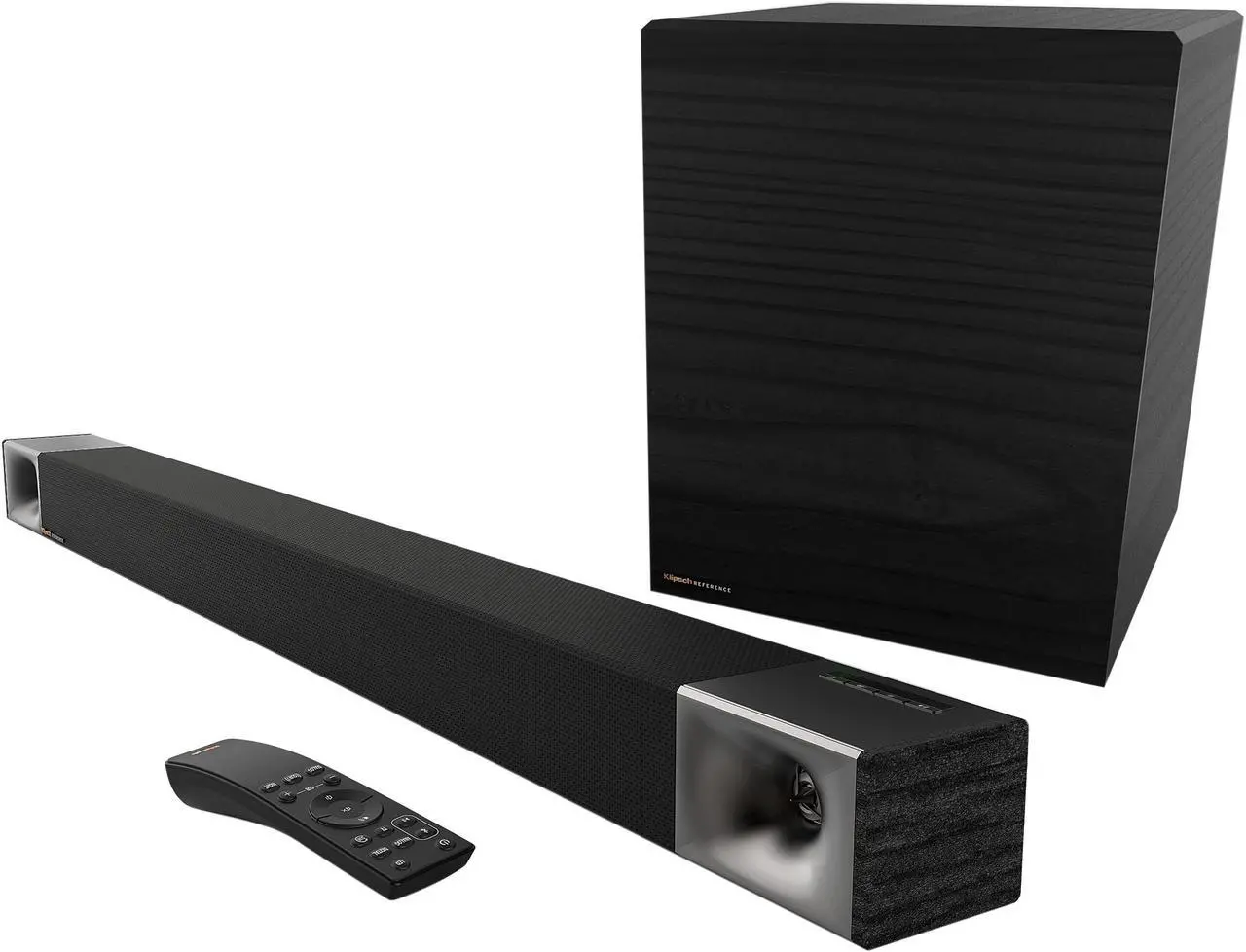 Main image of Klipsch Cinema 600 3.1 Sound Bar System with Wireless Pre-Paired 10" Subwoofer - Black
