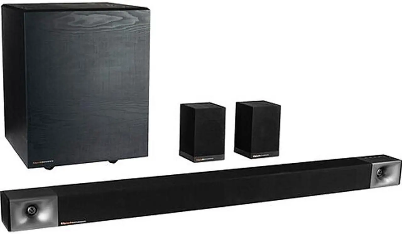 Main image of Klipsch Cinema 600 5.1 Bundle Sound Bar with Surround Sound System - Black
