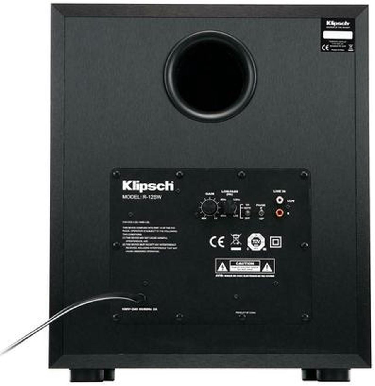 Alt view image 6 of 6 - Klipsch R-12SW Reference 12-Inch Powered Subwoofer - Black