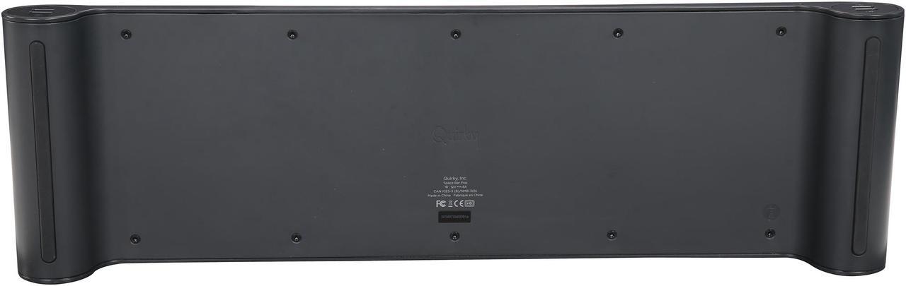 Alt view image 9 of 9 - Quirky PSPBP-BK01 Spacebar POP Monitor Stand and 6-Port USB Hub