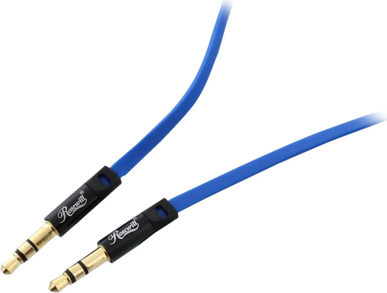 Main image of Rosewill RAC-3BU - 3-Foot 3.5mm Flat Audio Cable, Blue