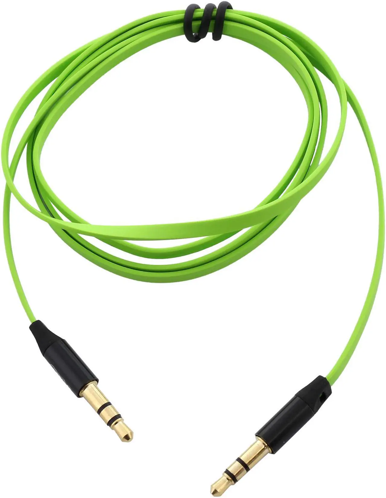Alt view image 2 of 3 - Rosewill RAC-3GN - 3-Foot 3.5mm Flat Audio Cable, Green