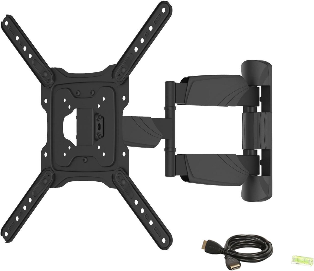 Main image of Rosewill RHTB-17002 17" - 55" LCD LED TV Wall Mount with 6 ft. 4K HDMI cable, Max. Load 77 lbs., Max VESA 400x400 mm, Black, Compatible with Samsung, Vizio, Sony, Panasonic, LG and Toshiba TV