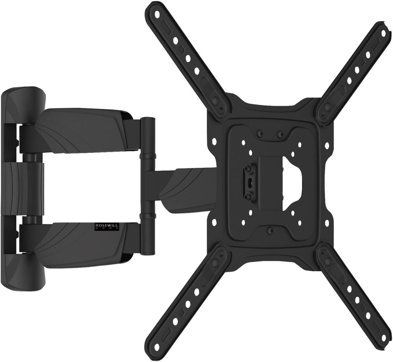 Alt view image 2 of 5 - Rosewill RHTB-17002 17" - 55" LCD LED TV Wall Mount with 6 ft. 4K HDMI cable, Max. Load 77 lbs., Max VESA 400x400 mm, Black, Compatible with Samsung, Vizio, Sony, Panasonic, LG and Toshiba TV