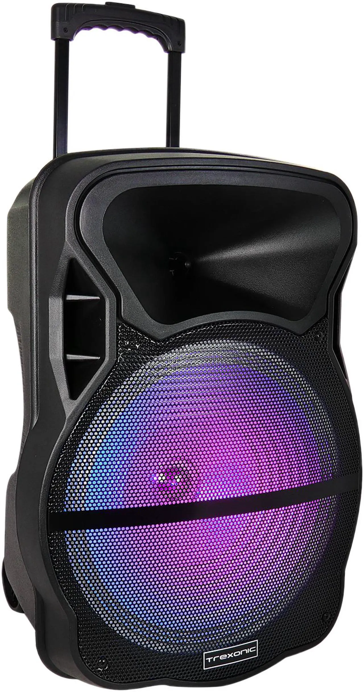 Alt view image 3 of 7 - Trexonic TRX-15D Combination 15 Inch Bluetooth Portable Speaker and Tripod Stand