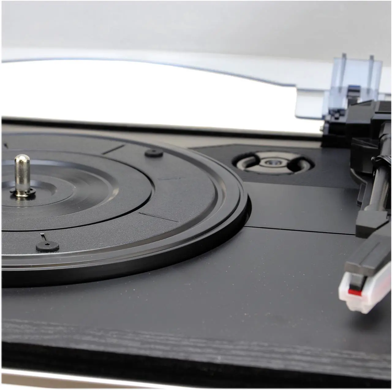 Alt view image 5 of 5 - Trexonic TRX-28SP 3-Speed Turntable With CD Player, FM Radio, Bluetooth, USB/SD Recording