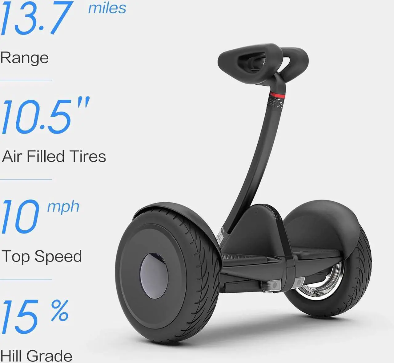 Alt view image 4 of 8 - Segway Ninebot S Smart Self Balancing Transporter by Segway - Pro Hoverboard for Adults & Kids - Dual 400W Motors UL2272 Certified