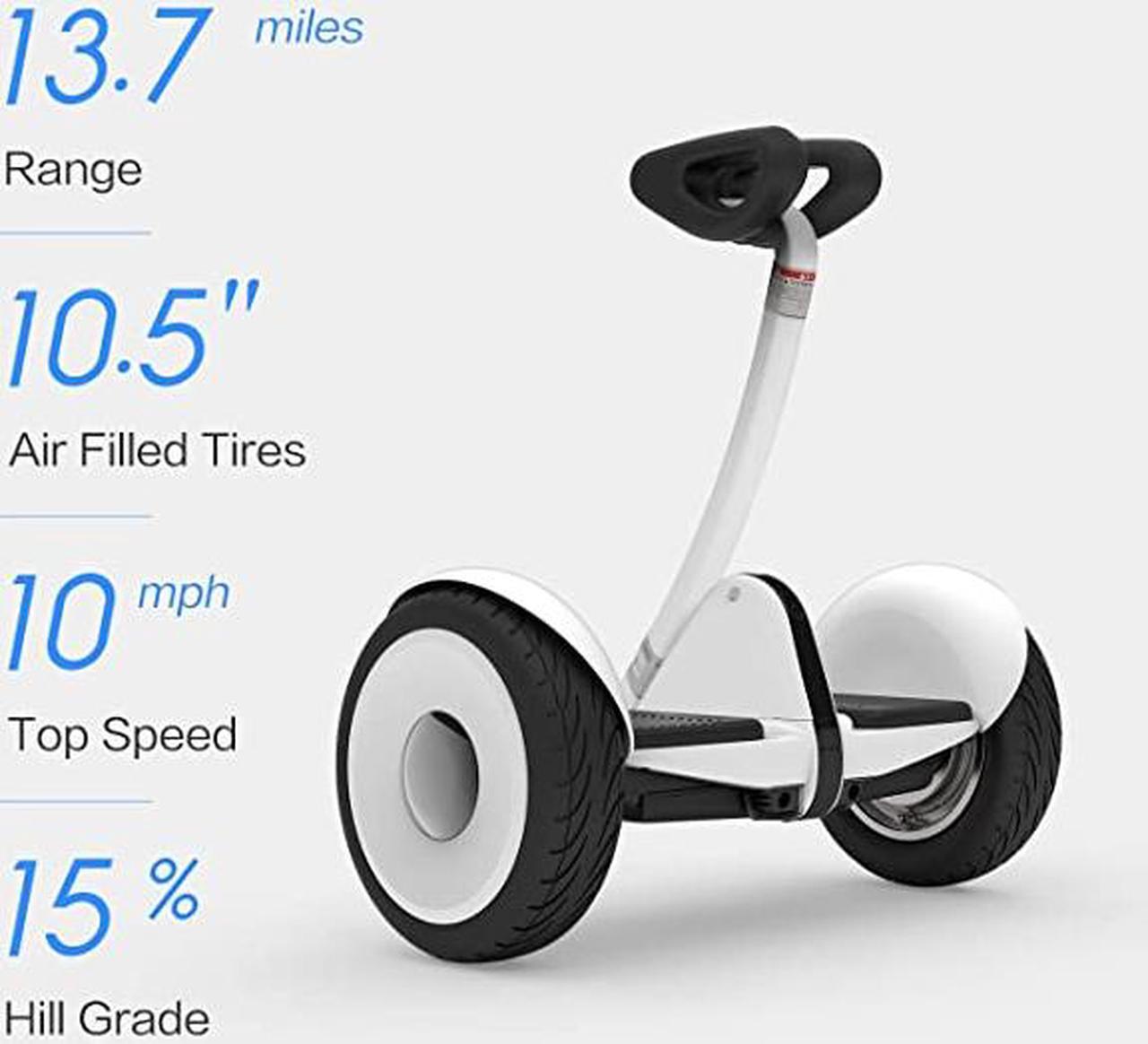 Alt view image 5 of 8 - Segway Ninebot S Smart Self Balancing Transporter - Pro Hoverboard for Adults & Kids - Dual 400W Motors UL2272 Certified (White)