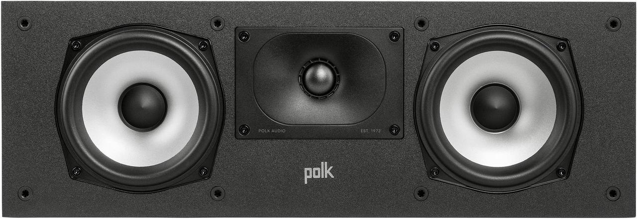Main image of Polk Audio - Monitor XT30 Center Channel Speaker - Midnight Black