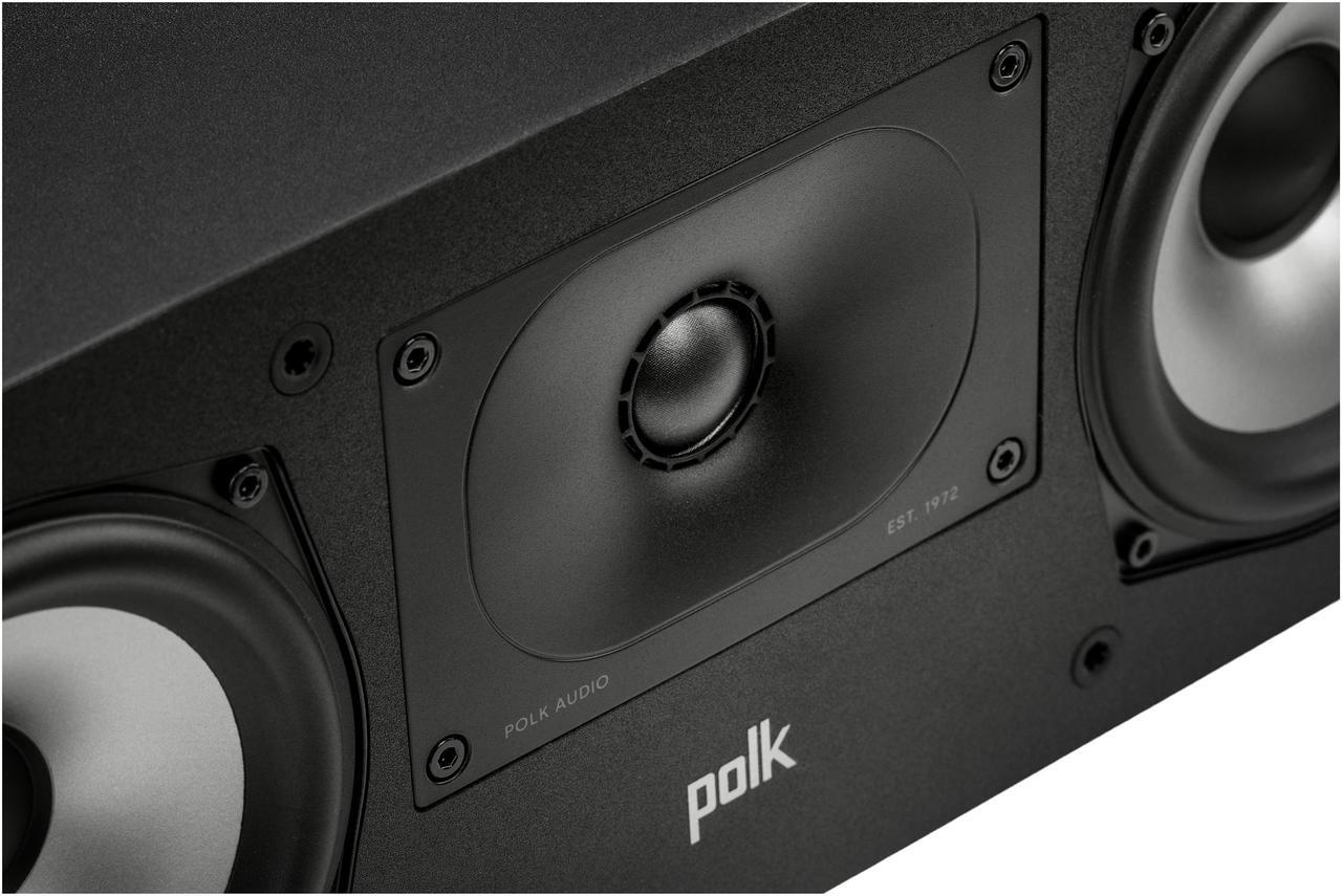 Alt view image 9 of 11 - Polk Audio - Monitor XT30 Center Channel Speaker - Midnight Black