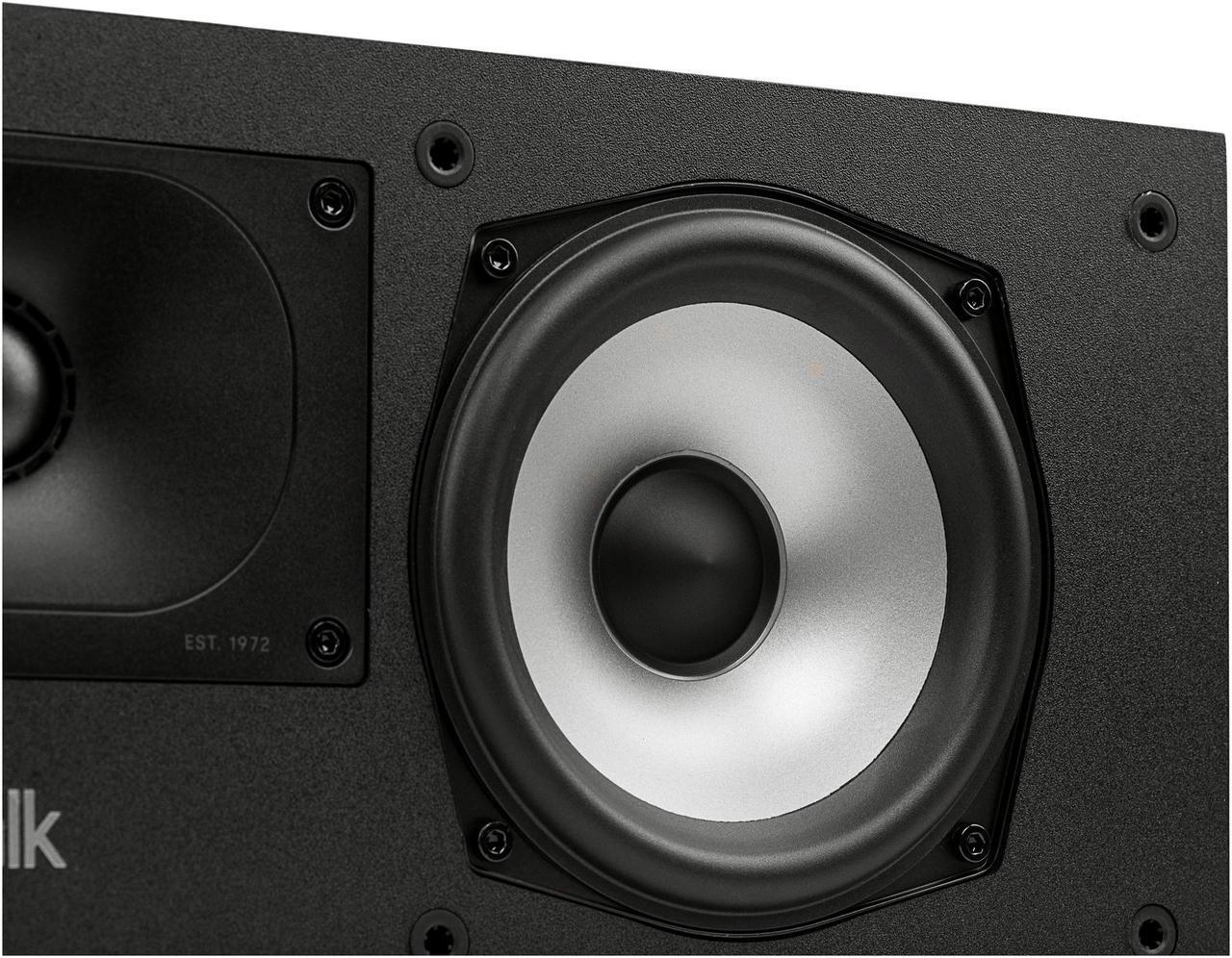 Alt view image 8 of 11 - Polk Audio - Monitor XT30 Center Channel Speaker - Midnight Black