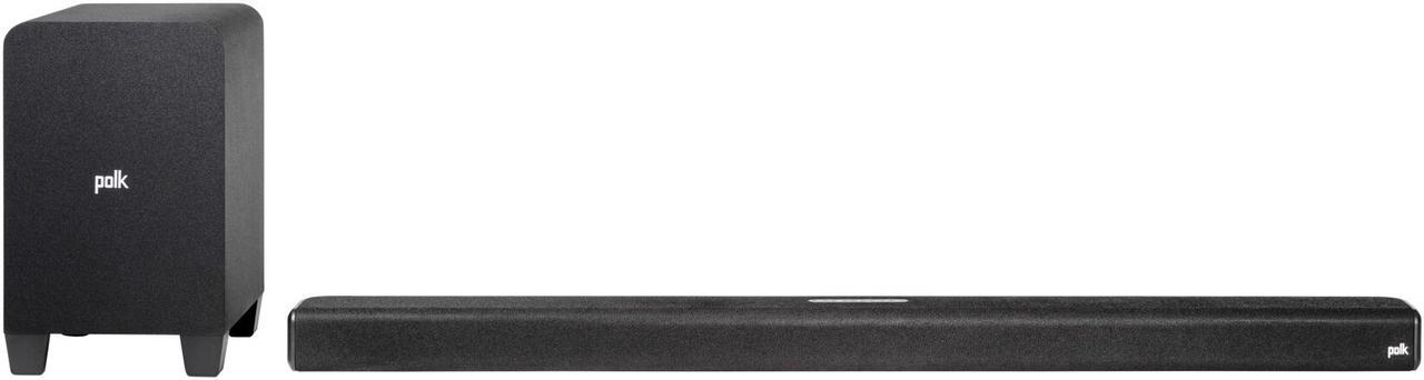 Main image of Polk Audio - Signa S4 Ultra-Slim TV Sound Bar with Wireless Subwoofer, Dolby Atmos 3D Surround Sound, Works with 8K, 4K & HD TVs - Black