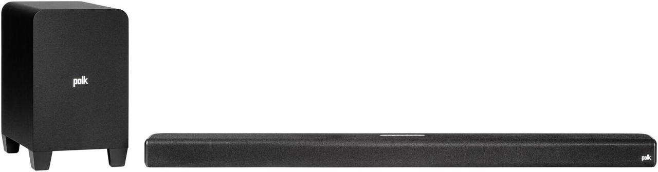 Alt view image 8 of 10 - Polk Audio - Signa S4 Ultra-Slim TV Sound Bar with Wireless Subwoofer, Dolby Atmos 3D Surround Sound, Works with 8K, 4K & HD TVs - Black
