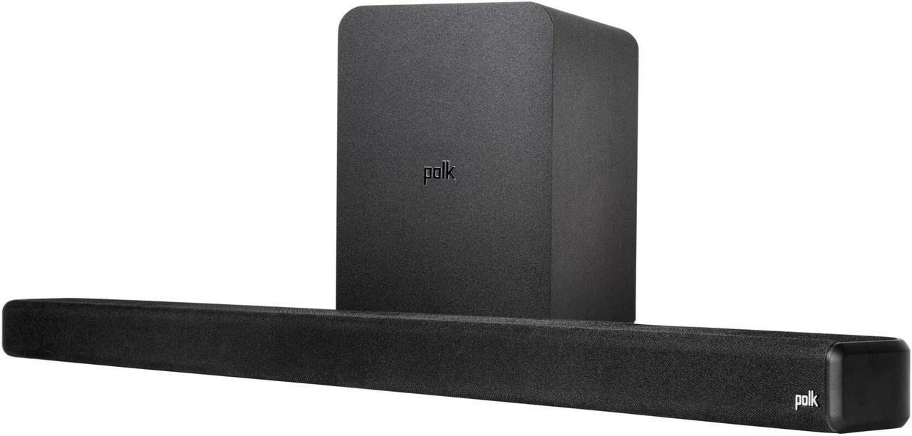 Alt view image 10 of 10 - Polk Audio - Signa S4 Ultra-Slim TV Sound Bar with Wireless Subwoofer, Dolby Atmos 3D Surround Sound, Works with 8K, 4K & HD TVs - Black