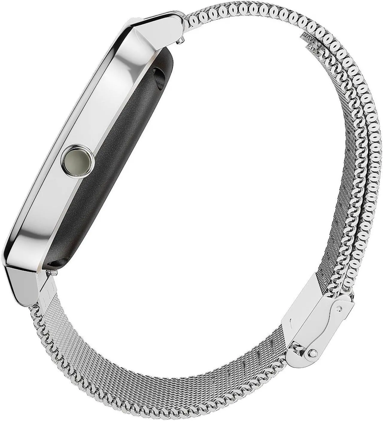 Alt view image 4 of 8 - ASUS WI502Q-SM-SR ZenWatch 2 Android Wear Smartwatch - Metal Strap Metal Silver