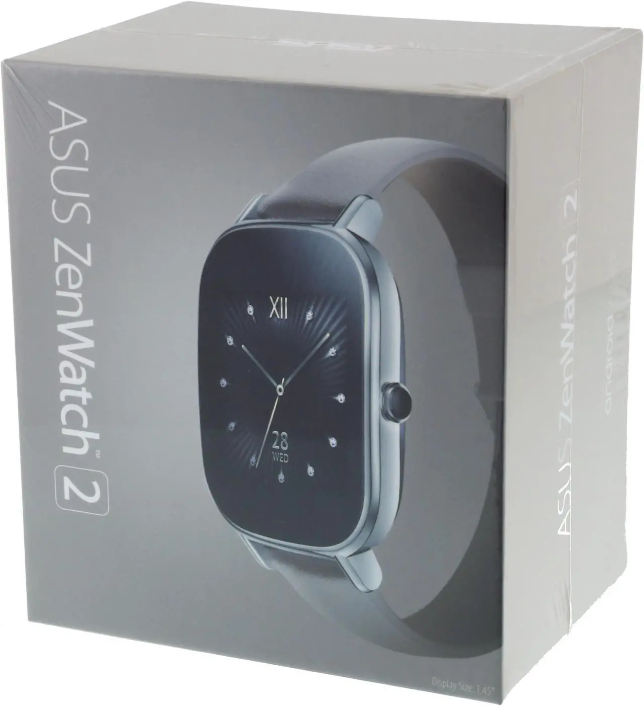 Alt view image 8 of 8 - ASUS WI502Q-SM-SR ZenWatch 2 Android Wear Smartwatch - Metal Strap Metal Silver