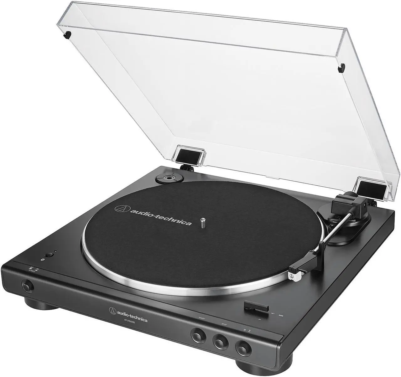 Alt view image 2 of 6 - Audio-Technica AT-LP60XBT-USB-BK Fully Automatic Wireless Belt-Drive Turntable