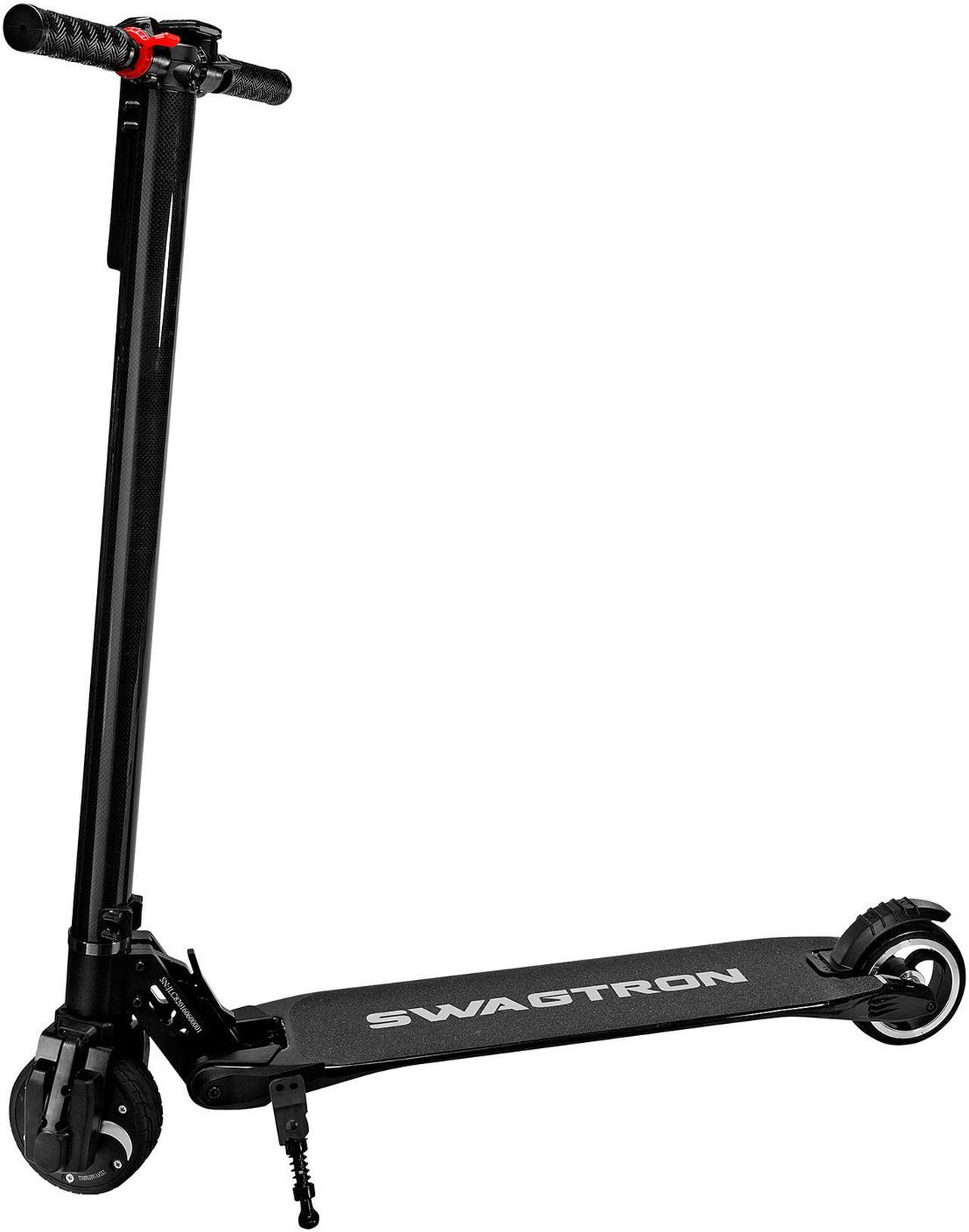 Alt view image 2 of 7 - Swagtron 90088-2 Black SWAGGER-1 COLLASIBLE ELECTRIC SCOOTER