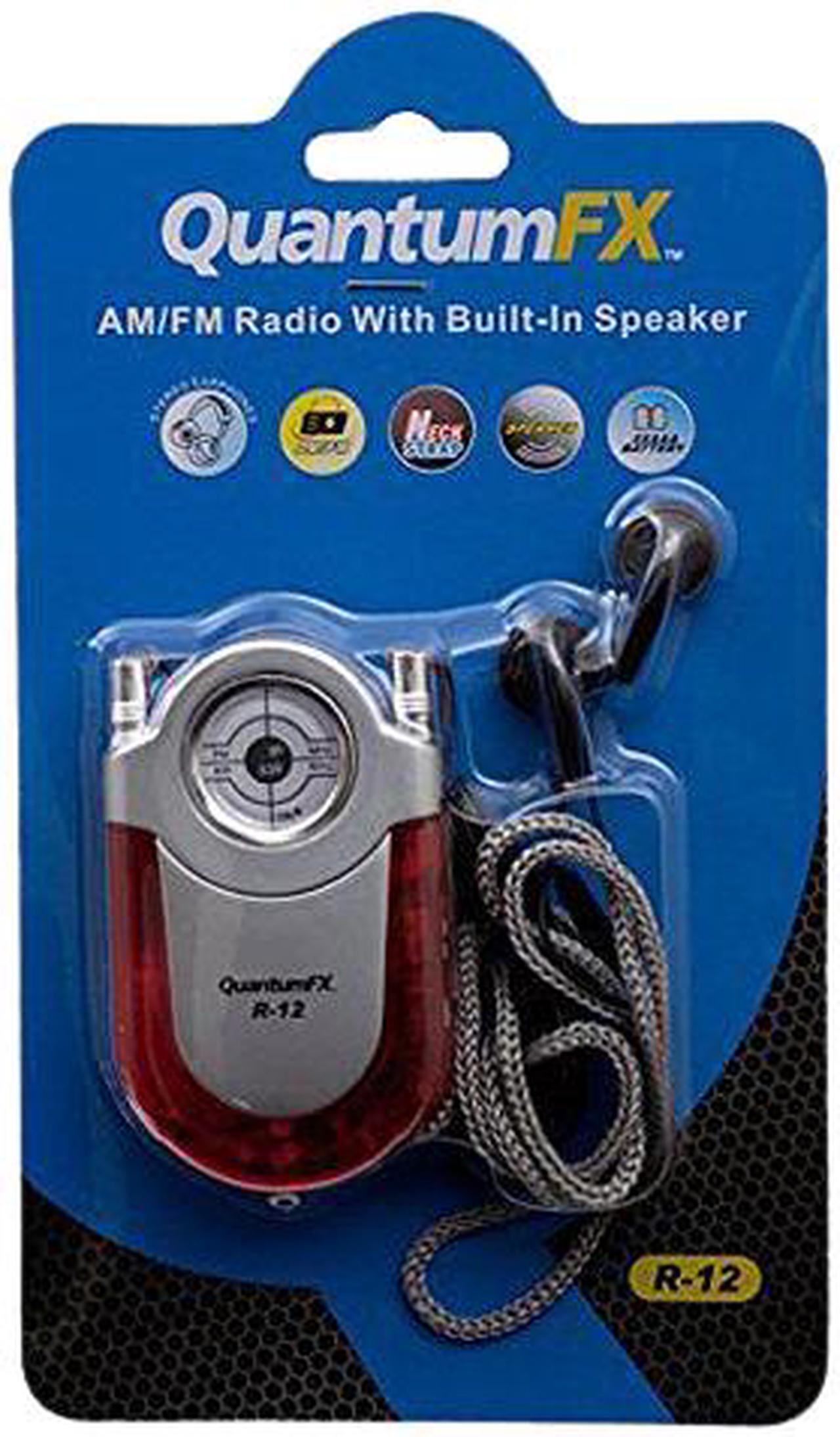 Main image of Quantamfx AM FM Radio Neck Strap R12 RED