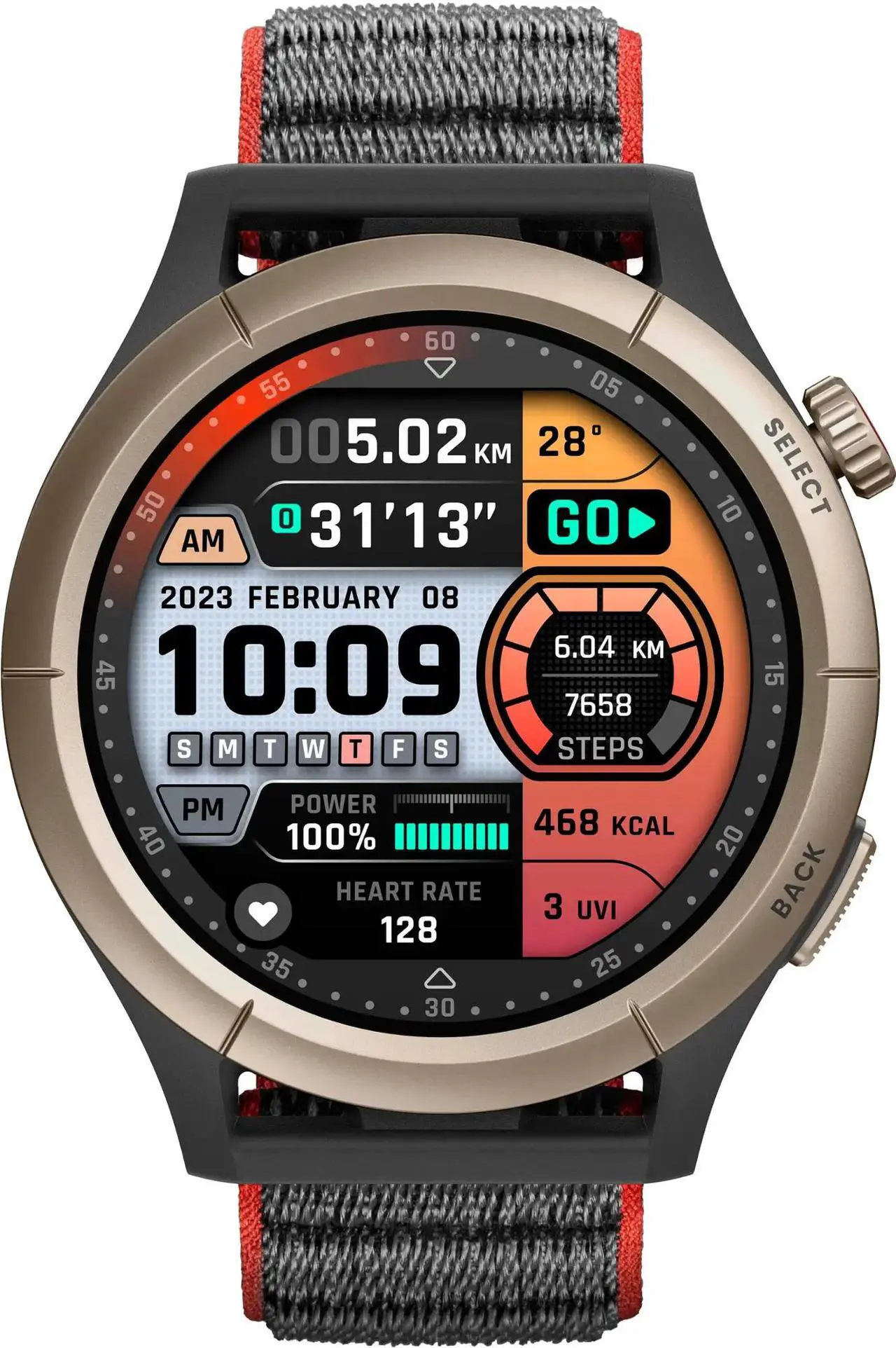 Alt view image 2 of 4 - Amazfit Cheetah Pro - Run Track Black