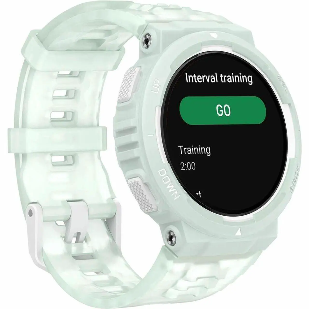 Alt view image 2 of 4 - Amazfit Active Edge A2212 Smart Watch - Mint Green W2212US4N
