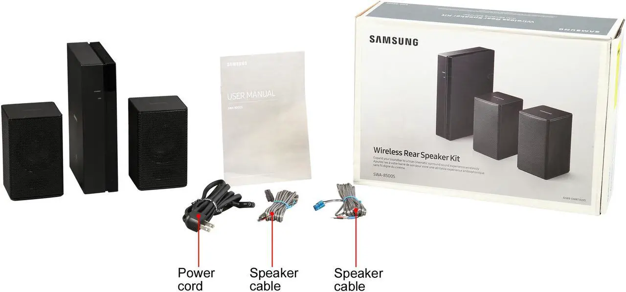 Alt view image 8 of 8 - Samsung SWA-8500S/ZA Wireless Rear Speakers Kit - SWA-8500S