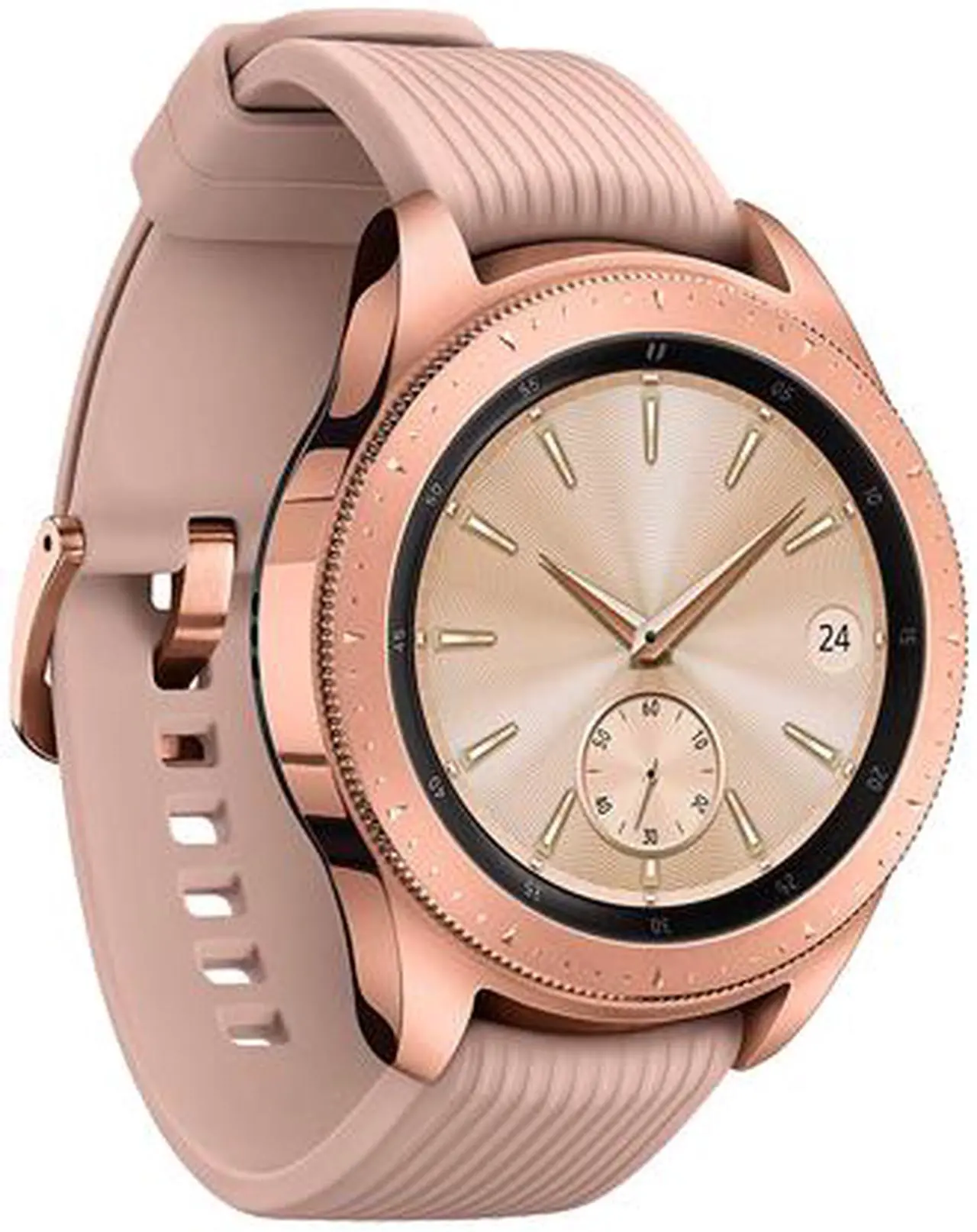 Alt view image 3 of 7 - Samsung Galaxy Watch (42mm) Rose Gold - Bluetooth