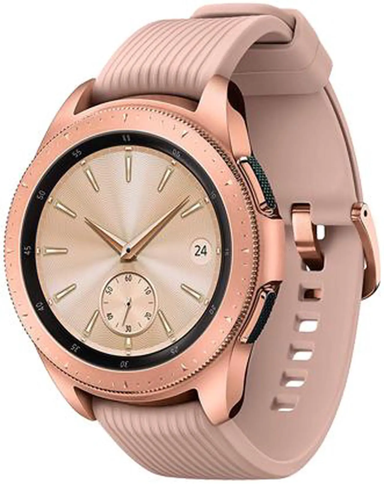 Alt view image 2 of 7 - Samsung Galaxy Watch (42mm) Rose Gold - Bluetooth