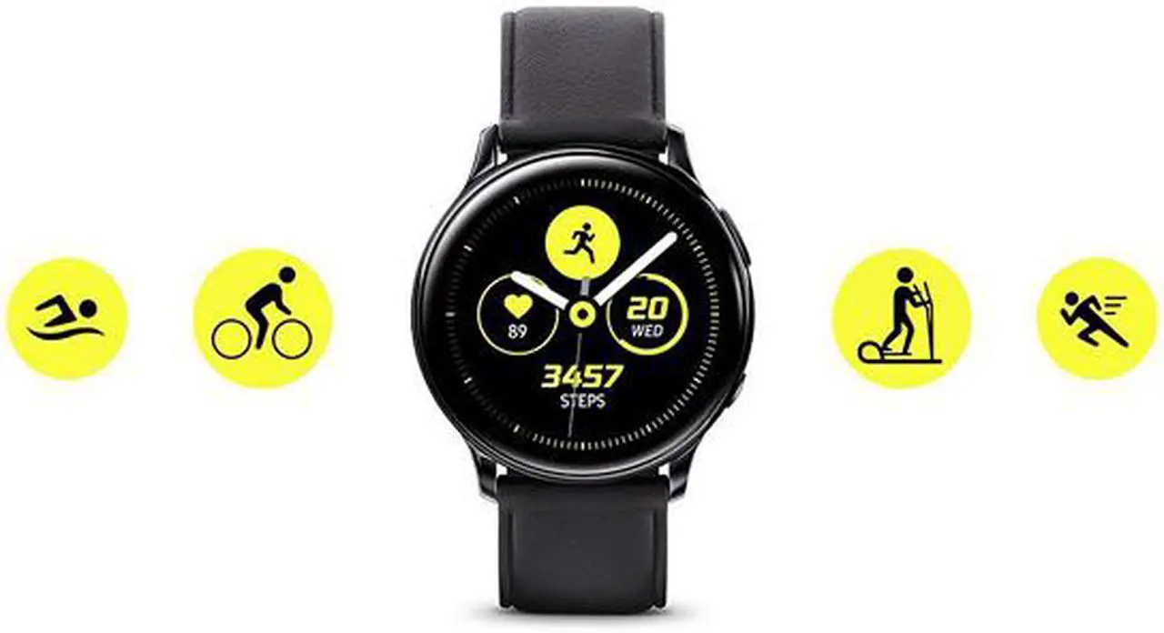 Alt view image 8 of 13 - Samsung Galaxy Watch Active 2 (40mm, GPS, Bluetooth) Smart Watch with Advanced Health Monitoring, Fitness Tracking, and Long Lasting Battery - Pink Gold
