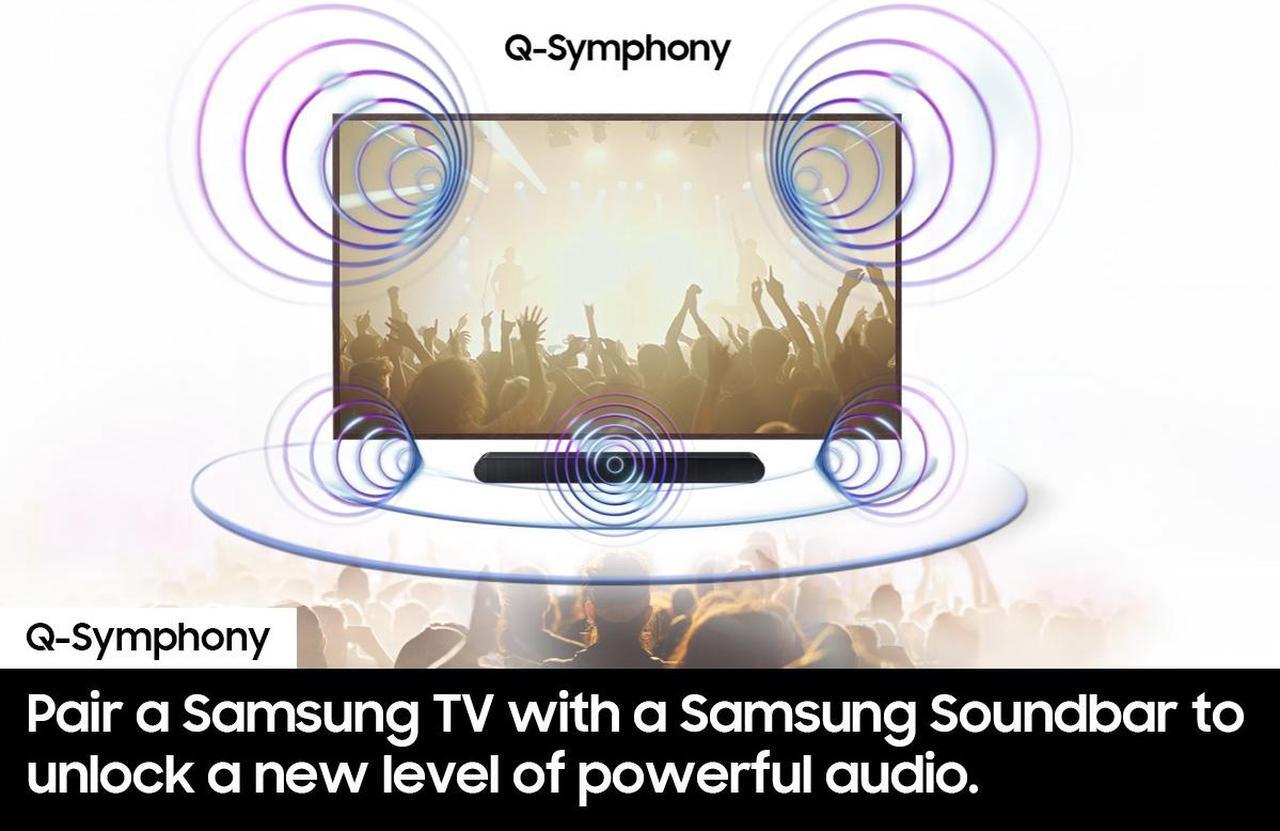 Alt view image 5 of 7 - Samsung S-series All-in-one 5.0ch. Wireless Dolby ATMOS Soundbar w/ Q-Symphony (HW-S60D/ZA)