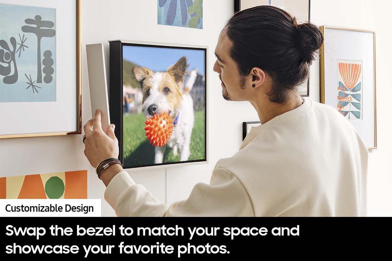Alt view image 2 of 10 - Samsung Innovative photo frame music speaker w/Q-Symphony (HW-LS60D/ZA)