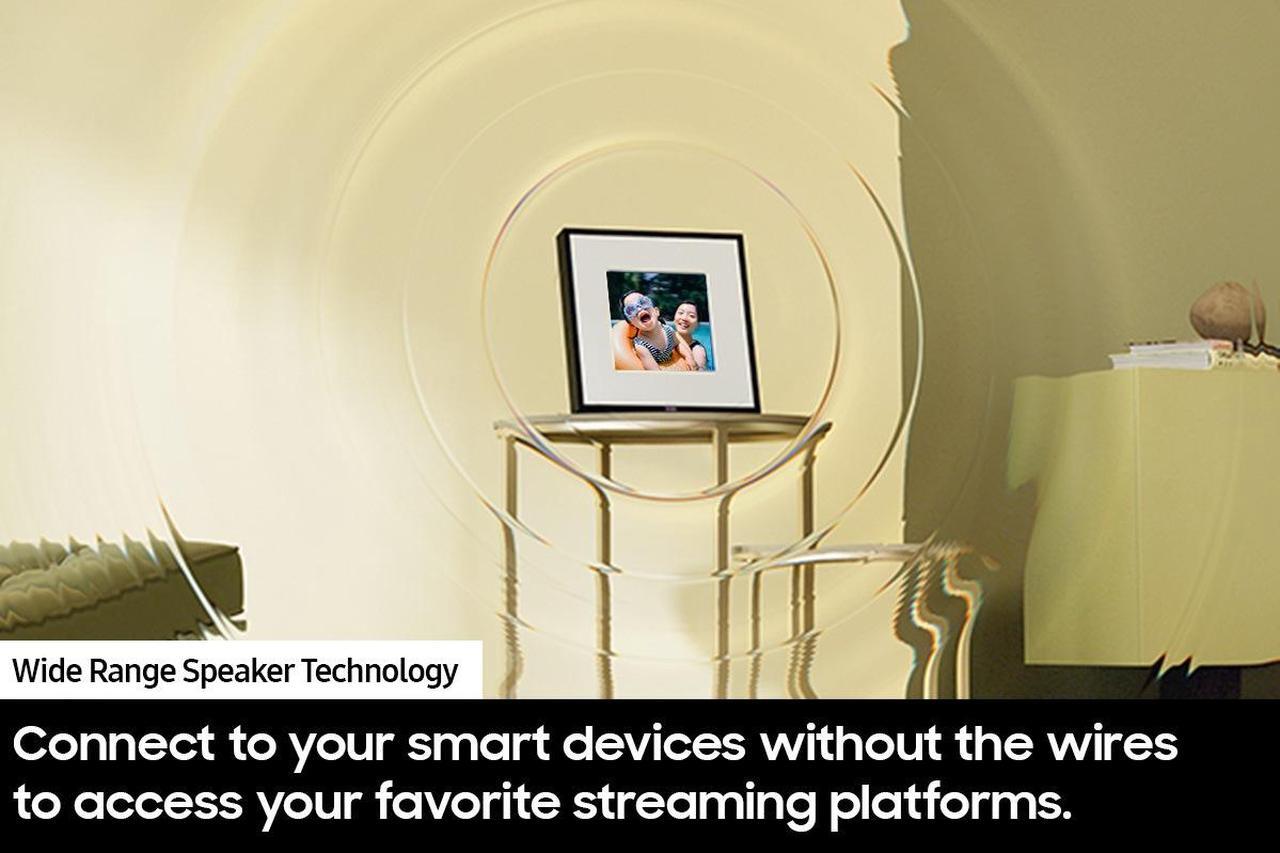 Alt view image 9 of 10 - Samsung Innovative photo frame music speaker w/Q-Symphony (HW-LS60D/ZA)