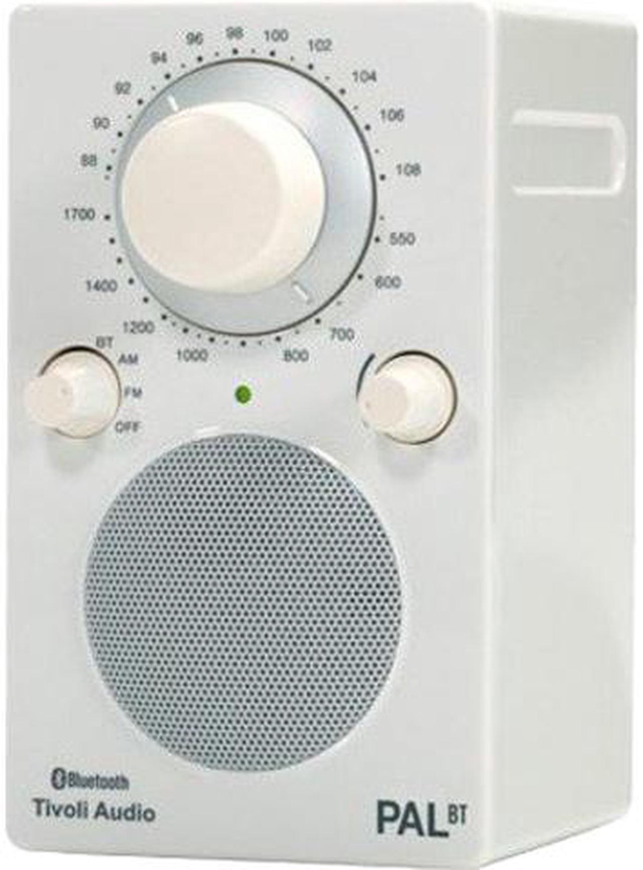 Tivoli Audio PALBT Portable AM/FM Radio with Bluetooth - White