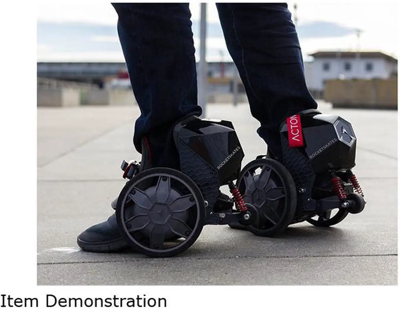 Alt view image 5 of 5 - ACTON R10 RocketSkates - The World's First Smart Electric Skates - Black