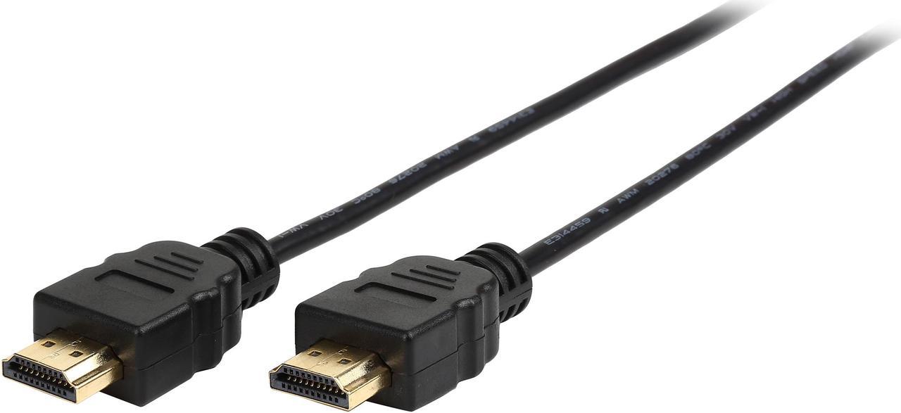 Link Depot HDMI-6-4K 6 ft. HDMI 2.0, Type A to Type A High Speed HDMI cable with networking supports 4K UHD 3D and Audio return Male to Male