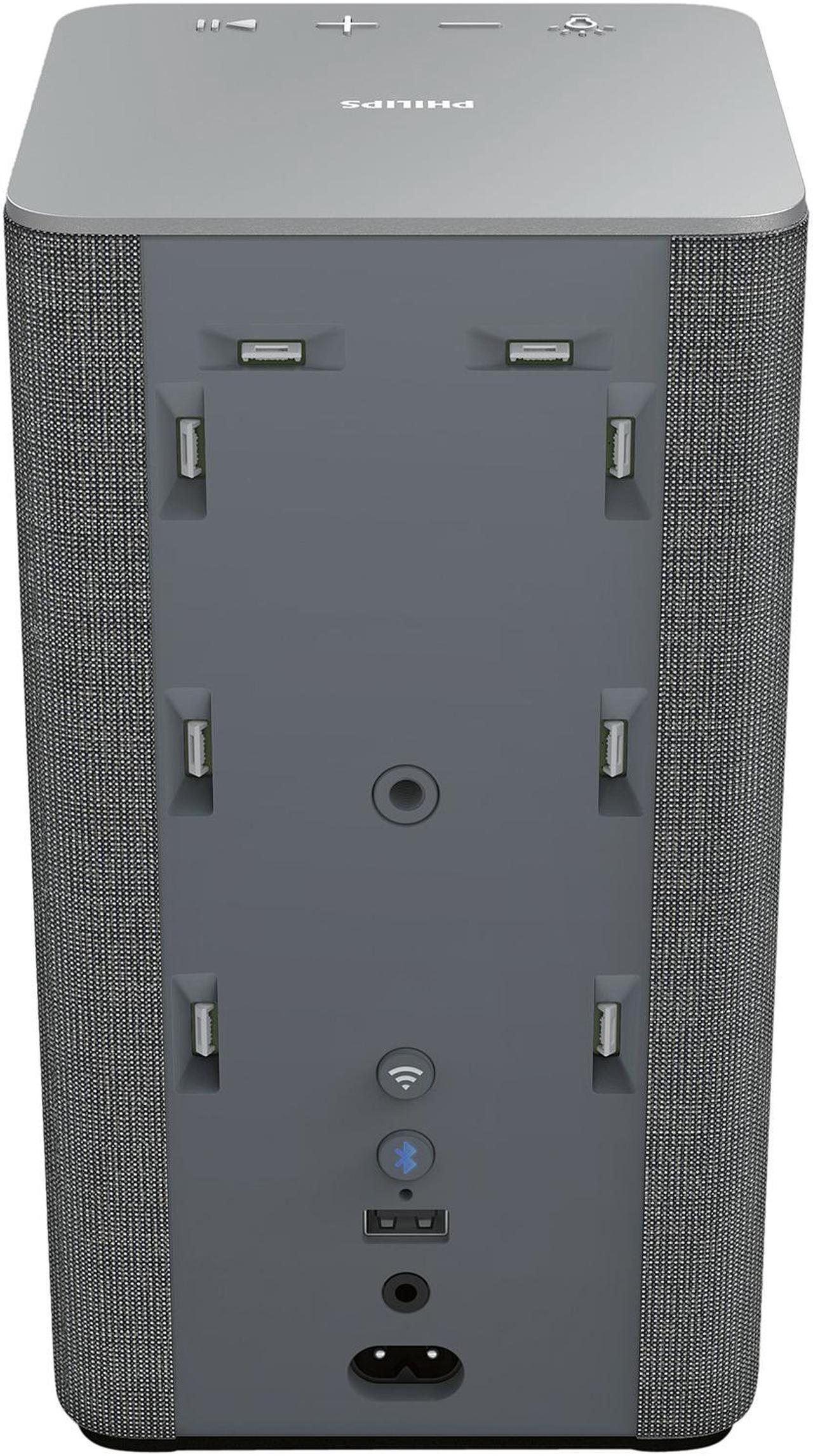 Alt view image 5 of 7 - Philips W6205 Wireless Speaker 3.5 Woofer 1 Tweeter 2 Passive Rad